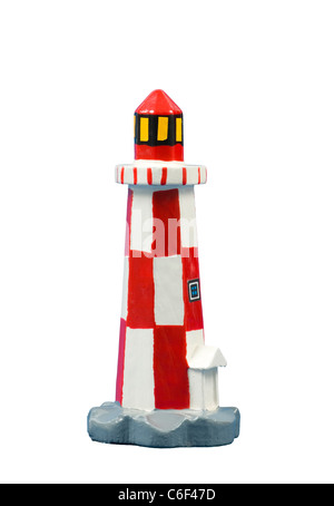 Toy faro - close-up - cut-out Foto Stock