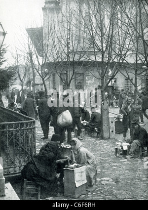 La1915 mostra fotografica lettera pubblica di scrittori in Costantinopoli (l attuale Istanbul) in Turchia. Foto Stock