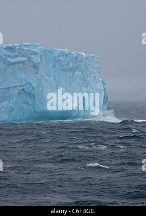 Grandi iceberg galleggianti in oceano meridionale vicino alla penisola antartica Foto Stock