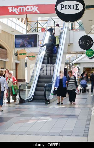 Buttermarket Shopping Center a Ipswich, Suffolk, Regno Unito. Foto Stock