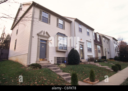 Home di Harold James Nicholson in Burke, VA. Nicholson era un dipendente della CIA arrestato per spionaggio per la Russia. Foto Stock