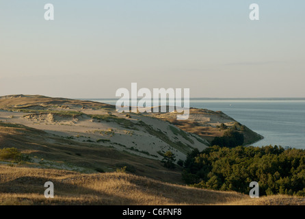 Dene, dune, Neringa, Pervalka, Curonian Spit, Lituania, Marine, paesaggio, Kopos, Kuršių marios, Lietuva, Irtas, Zmuida Foto Stock