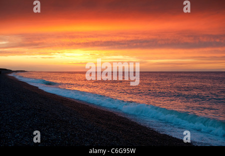 Weybourne beach, a nord di Norfolk, Inghilterra Foto Stock