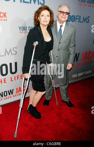 Susan Sarandon, Barry Levinson Premiere del film HBO" "Non sai Jack' al Teatro Ziegfeld New York City, Stati Uniti d'America - Foto Stock