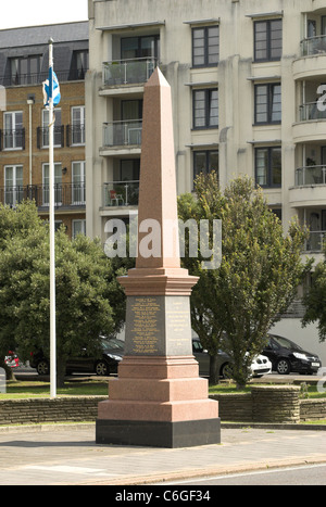 Worthing Boer War Memorial, West Sussex. Foto Stock