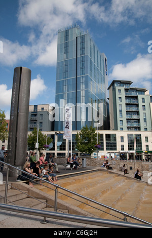 Radisson Blu Hotel, Harbourside - St Augustines Parade, Bristol, Inghilterra, Regno Unito Foto Stock