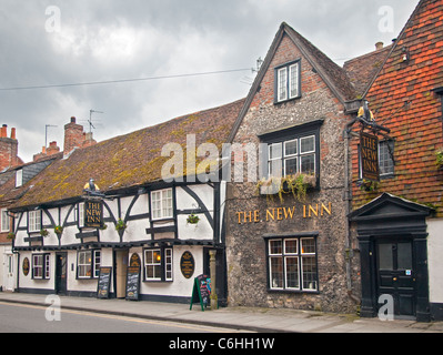 Il New Inn in New Street, Salisbury, Wiltshire, Inghilterra Foto Stock