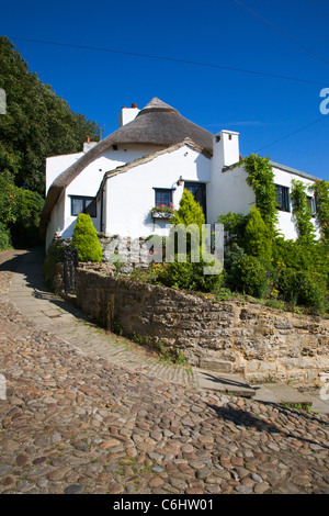 Ripristinato Manor Cottage Waterside Knaresborough Yorskhire Nord Inghilterra Foto Stock