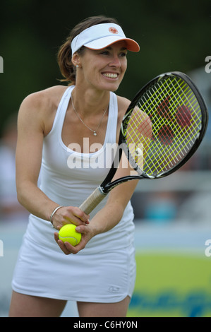 Martina Hingis al Liverpool Torneo Internazionale di Tennis 2011 Foto Stock