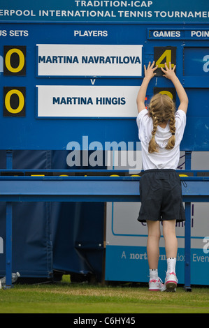 Liverpool Torneo Internazionale di Tennis 2011 Foto Stock