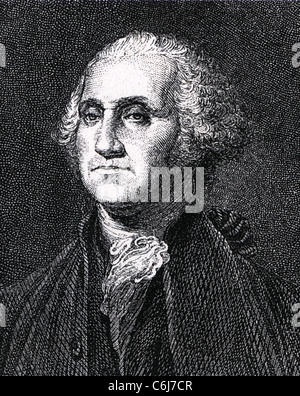 GEORGE WASHINGTON (1732-1799), primo Presidente degli Stati Uniti Foto Stock