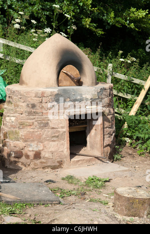 Tradizionale forno di fango, Cumbria, Inghilterra. Foto Stock