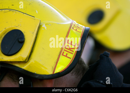 Fire casco immagine astratta Foto Stock