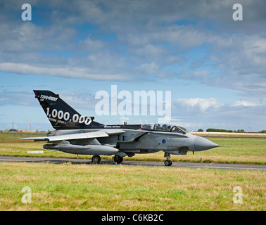 GR4 Tornado celebra 1 milioni di ore di volo per la RAF. SCO 7699 Foto Stock