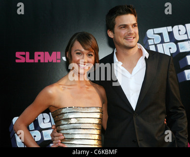 Sharni Vinson e Rick Malambri Premiere mondiale di 'Step fino 3-D' presso l'Arena Pathe - arrivi ad Amsterdam, Olanda - 26.07.10 Foto Stock