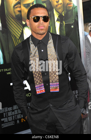 Chris Brown Los Angeles Premiere di 'Takers" al Arclight Cinema - Gli arrivi di Hollywood, in California - 04.08.10 Foto Stock