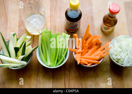 Semplice chop suey Foto Stock