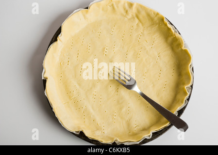 Crosta di torta cruda Foto Stock