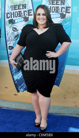 Nikki Blonsky xii annuale di Teen Choice Awards 2010 tenutasi a livello universale Gibson Anfiteatro - arrivi a Los Angeles, Foto Stock