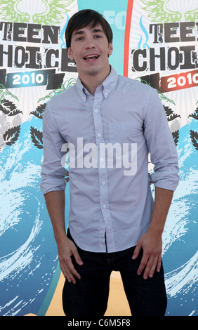 Justin Long xii annuale di Teen Choice Awards 2010 tenutasi a livello universale Gibson Anfiteatro - arrivi a Los Angeles in California Foto Stock