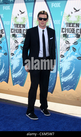 Cory Monteith xii annuale di Teen Choice Awards 2010 tenutasi a livello universale Gibson Anfiteatro - arrivi a Los Angeles, Foto Stock