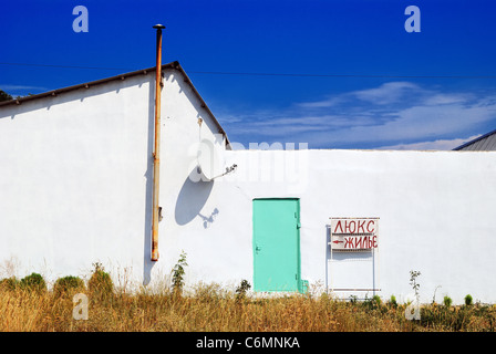 Casa sulla spiaggia in affitto, Crimea, Ucraina Foto Stock