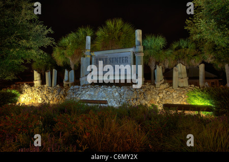 Il lago di Sumter sbarco nei villaggi, Florida USA. Un campo da golf per il pensionamento comunità per 55 e sopra. Foto Stock