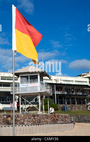 Mooloolaba Surf Club salvavita Foto Stock