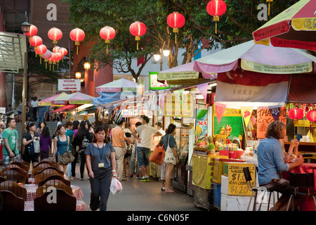 Scena di strada, la Chinatown di Singapore asia Foto Stock