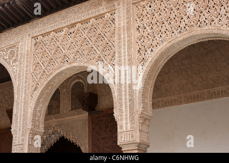 Comares Hall, l'Alhambra di Granada Foto Stock