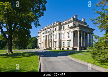 Vanderbilt Mansion National Historic Site nella Hudson Valley Town di Hyde Park di New York Foto Stock