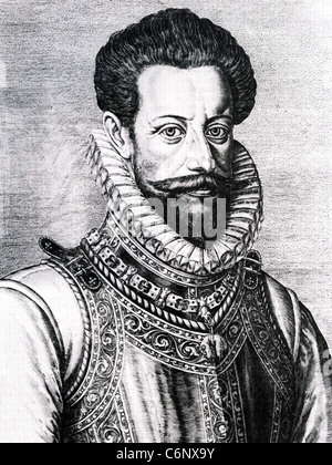 Alessandro Farnese Duca di Parma (1545-1592) Governatore dei Paesi Bassi Spagnoli Foto Stock