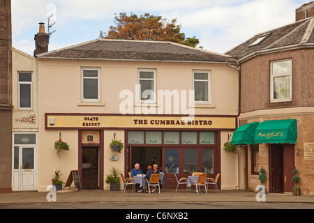 Il cuneo e il Bistro Cumbrae, Millport, Isola di Cumbrae Foto Stock