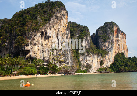 Railay Beach, Krabi, Thailandia Foto Stock