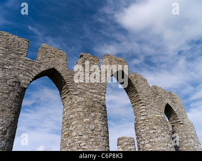 dh Sir Hector Munro punto di riferimento FYRISH HILL PASQUA ROSS CROMARTY Scottish Monument Folly scotland Foto Stock