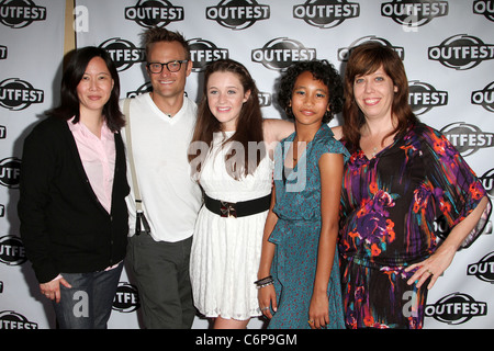 Kim Yutani, Chad Allen Savannah Stehlin, Sydney Park e Kirsten Schaffer 28 Outfest annuale Festival del Film di chiusura di Gala di notte Foto Stock