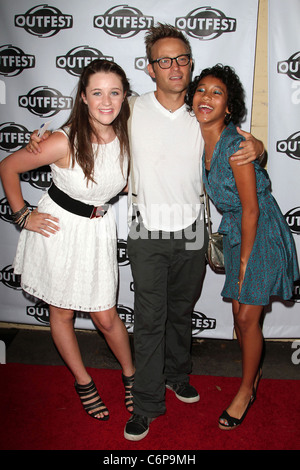 Sydney Park, Chad Allen, Savannah Stehlin 28 Outfest annuale Film Festival la chiusura notturna di screening di Gala di "maiale" tenutasi presso il Foto Stock