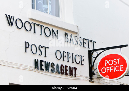 Royal Wootton Bassett post office Foto Stock