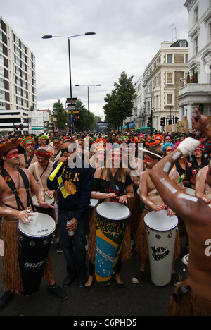 Carnevale di Notting Hill, Londra, agosto 2011 Foto Stock