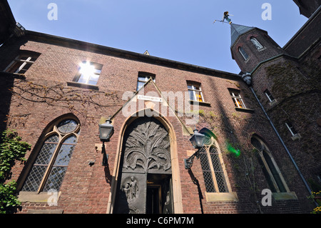 Santa Maria complesso basilicale (finiti 1864. Stile neogotico). Kevelaer. Renania settentrionale-Vestfalia. Germania. Foto Stock