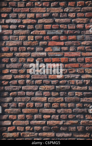 Muro di mattoni rosso Foto Stock