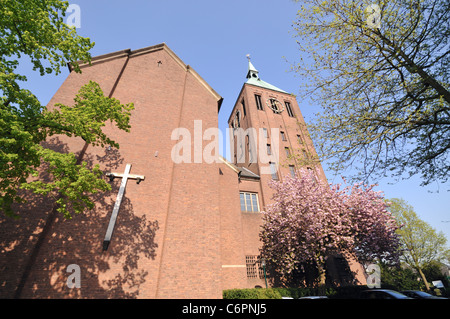 La chiesa cattolica di San Cyriakus. Weeze. Renania settentrionale-Vestfalia. Germania. Foto Stock