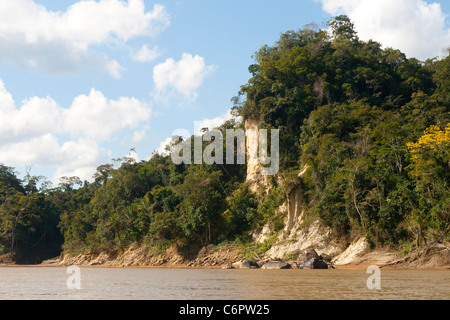 Fiume Tuichi nel Parco Nazionale Madidi, Amazzonia boliviana Foto Stock