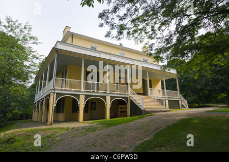 Il Cedar Grove house a Thomas Cole National Historic Site nella Hudson Valley Town di Olana New York Foto Stock