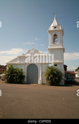 Città Monagrillo, Herrera Provincia, Panama. San Miguel Arcangel Chiesa. Foto Stock