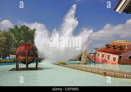 Onda di marea Ride, amicizia Cove, Thorpe Park Theme Park, Chertsey, Surrey, England, Regno Unito Foto Stock