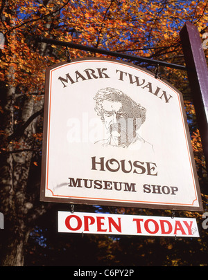 Mark Twain House Museum, Hartford, Connecticut, Stati Uniti d'America Foto Stock