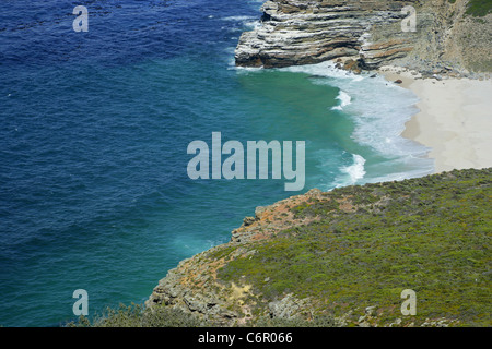 Capo di Buona Speranza (vista da Cape Point), Table Mountain National Park, vicino a Città del Capo, Sud Africa Foto Stock