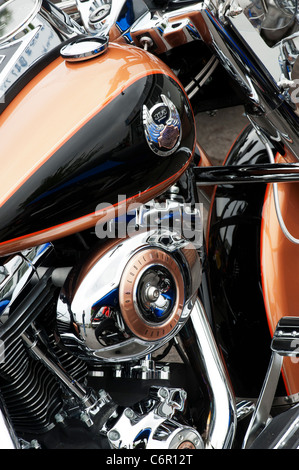 Harley Davidson Road King' motociclo Foto Stock