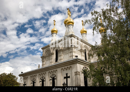 Cathédrale de l'Esaltazione de la Sainte Croix - Chiesa Russa a Ginevra Foto Stock